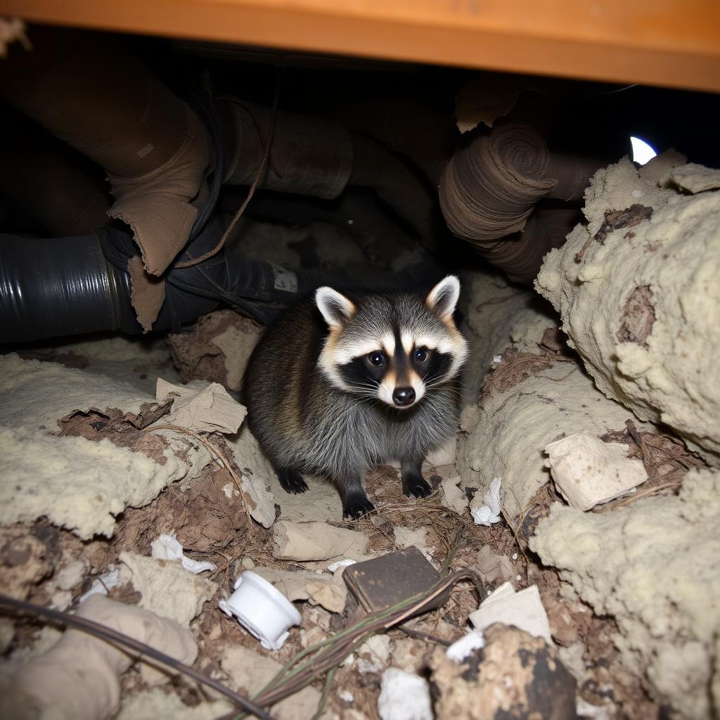 Rodent cleanup before
